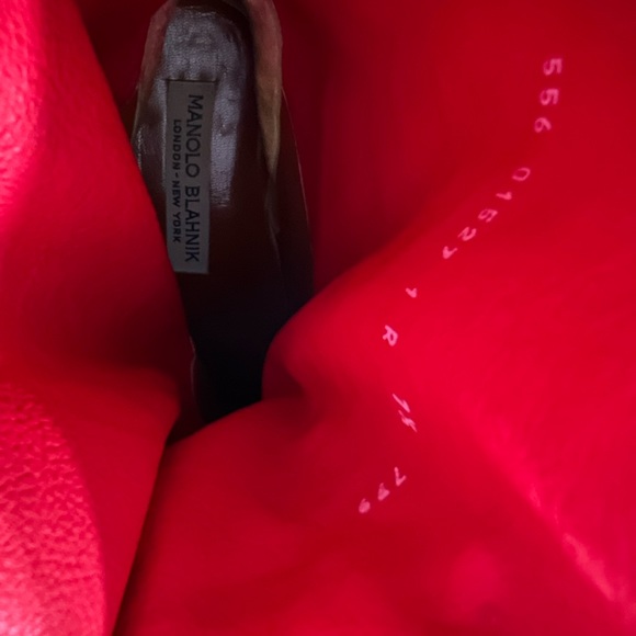 Manolo Blahnik red boots - Picture 4 of 6